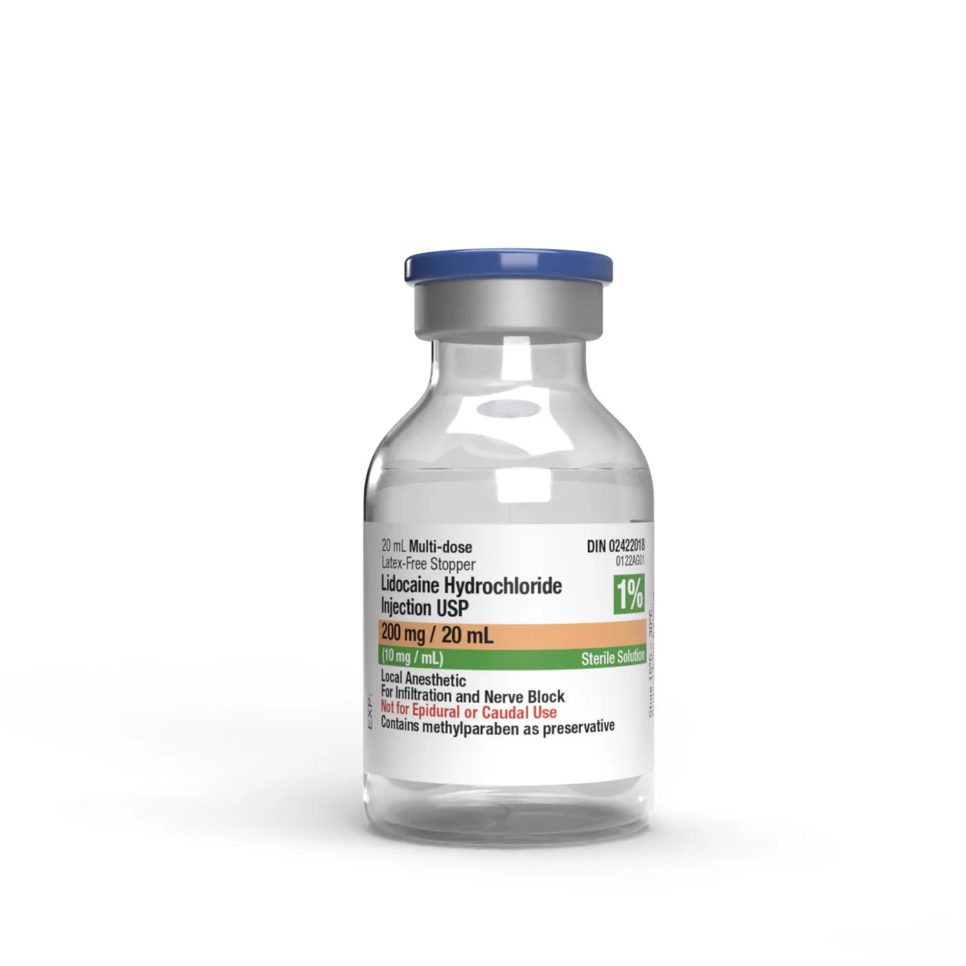 Hikma Lidocaine 1% USP w/ Preservative- 20ml Vial