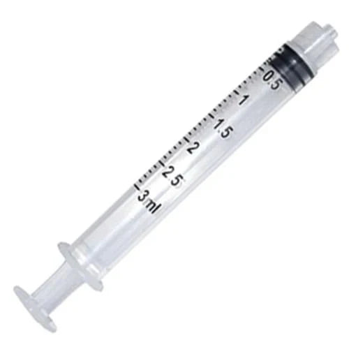 Sol-M Syringe Only Luer Lock, 3ml - Box of 100