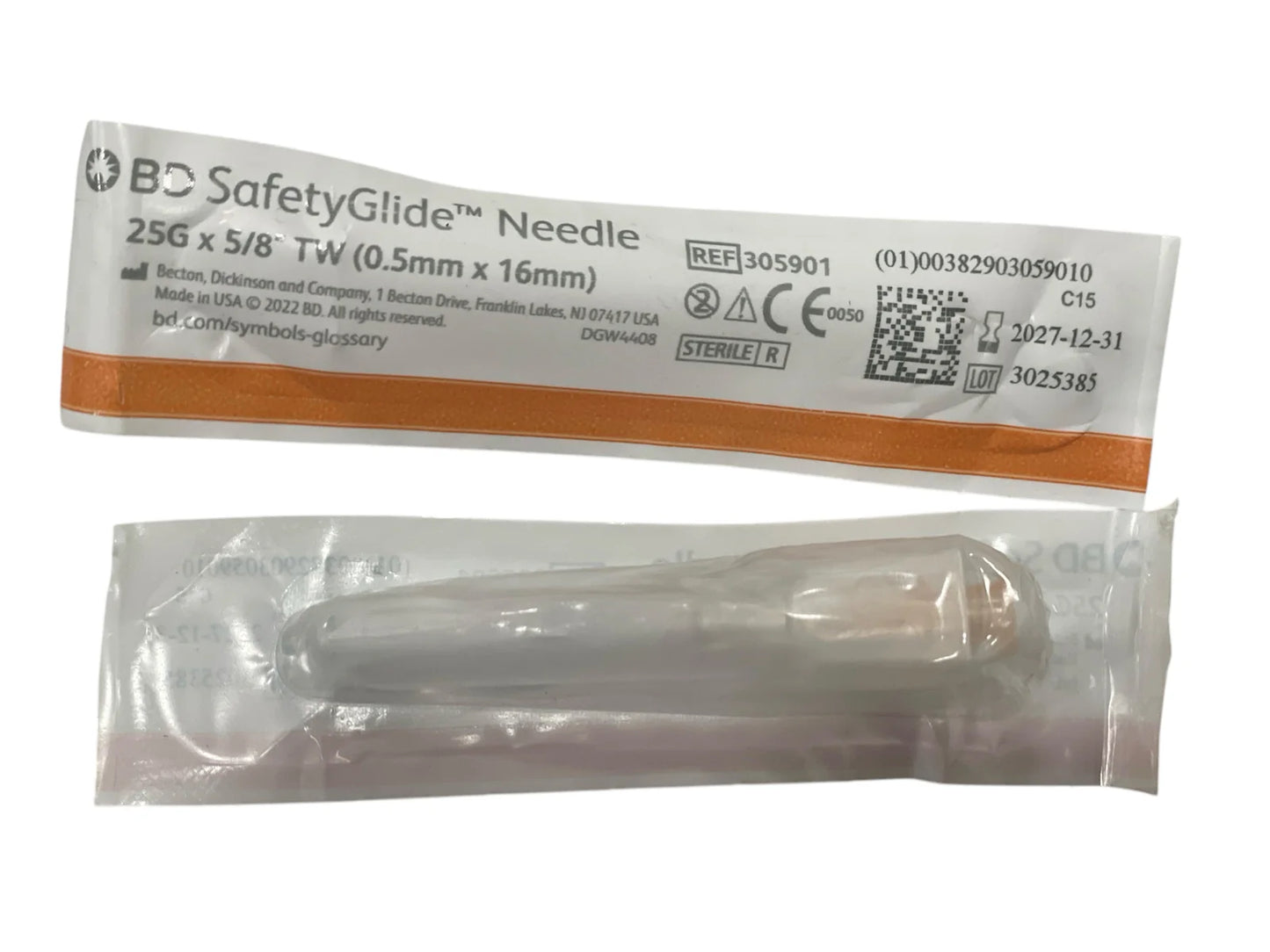 BD SafetyGlide Needle 25G x 5/8” - EACH