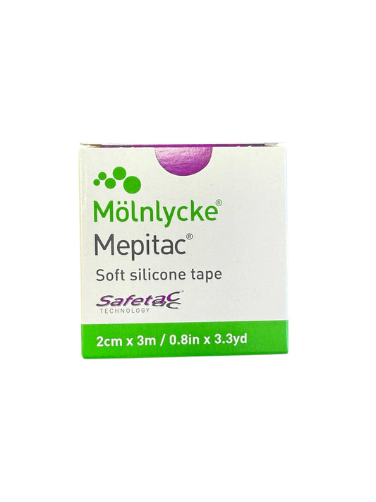 Mepitac Soft Silicone Adhesive Tape, 2cm x 3m - Each